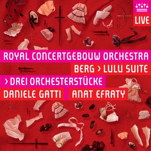 CD cover for Berg’s orchestral works performed by Royal Concertgebouw Orchestra.