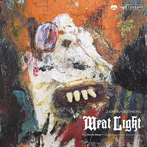 CD cover for Frank Zappa’s “Meat Light” featuring abstract, painted animal head.