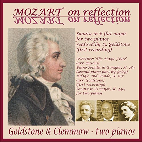 CD cover featuring a portrait of Mozart and three smaller portraits below.