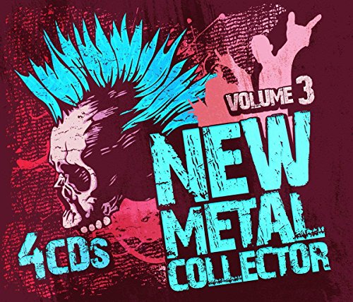 CD cover: skull with blue mohawk, text “New Metal Collector Volume 3”.