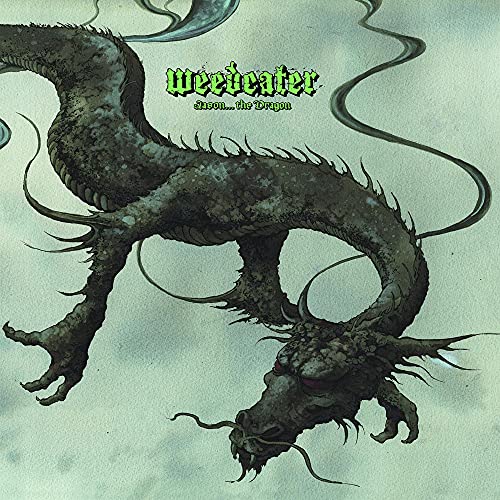 CD cover art: a detailed, dark green dragon against a misty background.