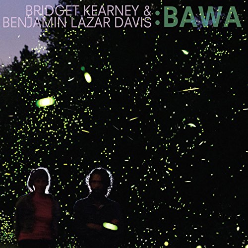 CD cover with two figures amidst a dark, firefly-filled night scene.