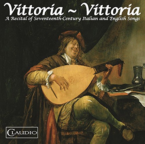 CD cover: Seventeenth-century man playing a lute, dark background.