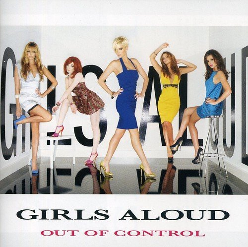 Girls Aloud album cover, five women posing in colorful dresses.