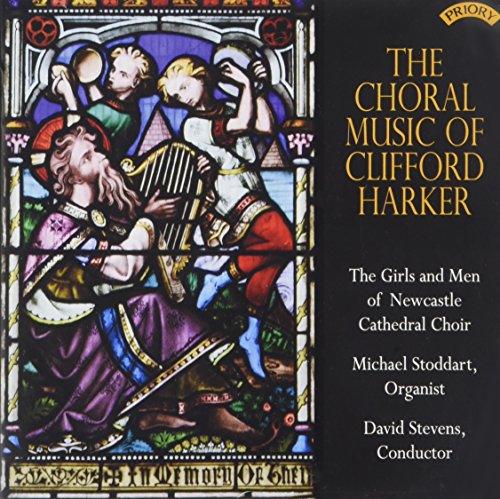 CD cover featuring stained glass depicting musicians and text details.