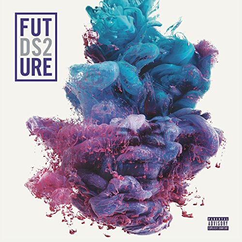 Future’s “DS2” album cover with blue and pink ink cloud effect.