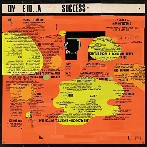 CD cover for Oneida's "Success" with abstract orange and yellow design.