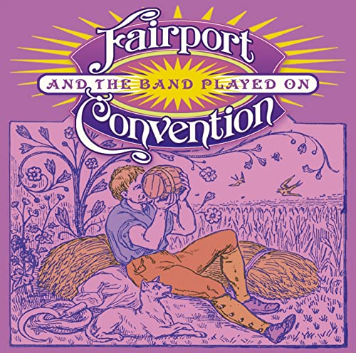 Album cover art showing a man drinking from a barrel with a dog nearby.