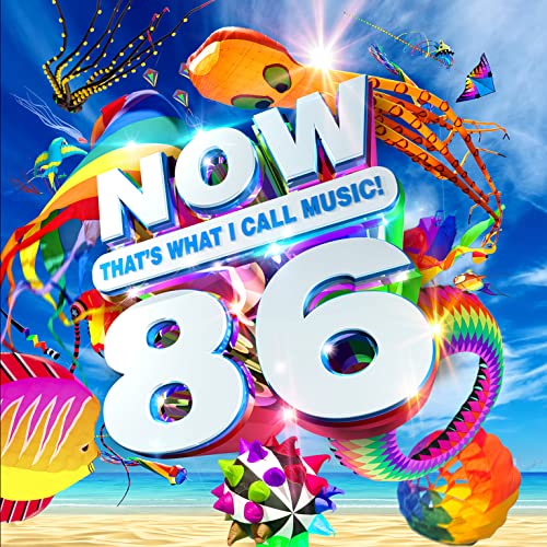 NOW 86 album cover with colorful kites and large white text.