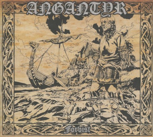 Woodcut-style CD cover depicting a Viking ship and bearded figure.