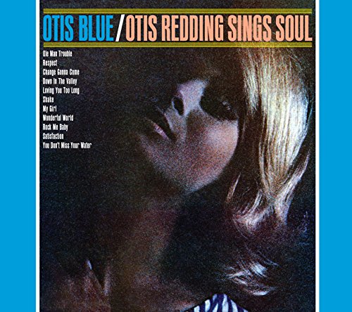 Album cover for Otis Reddingās āOtis Blue,ā featuring a portrait of Redding.