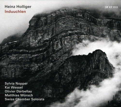 CD cover: black and white mountain landscape, text listing musicians.