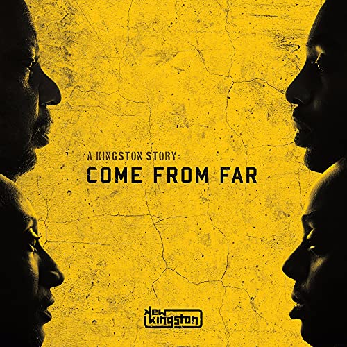 CD cover: four silhouetted faces on a textured yellow background.