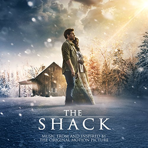 CD cover for "The Shack" film soundtrack, showing a man and woman near a cabin.
