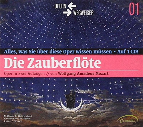 CD cover for Mozart’s *The Magic Flute* with a starry night scene.