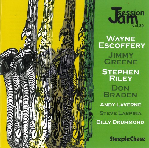 CD cover for "Jam Session Vol. 30" by Escoffery, Greene, and others.