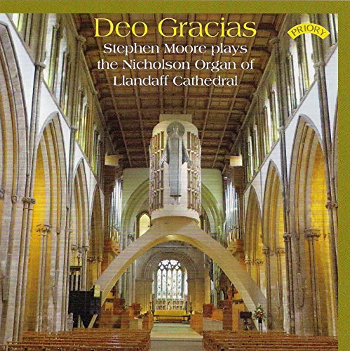 CD cover: cathedral interior with organ pipes, text “Deo Gracias”.