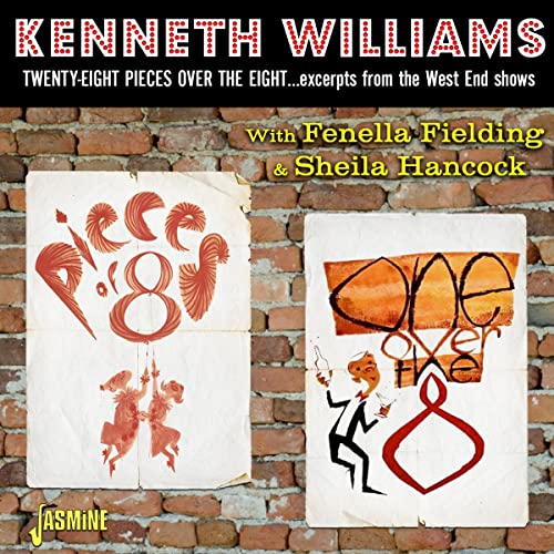 CD cover for Kenneth Williams’ “Twenty-Eight Pieces Over The Eight” with abstract art.