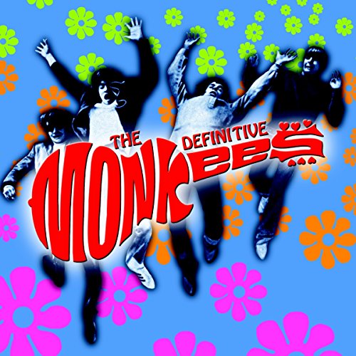 Album cover for The Monkees’ “The Definitive Monkees” with band members jumping.