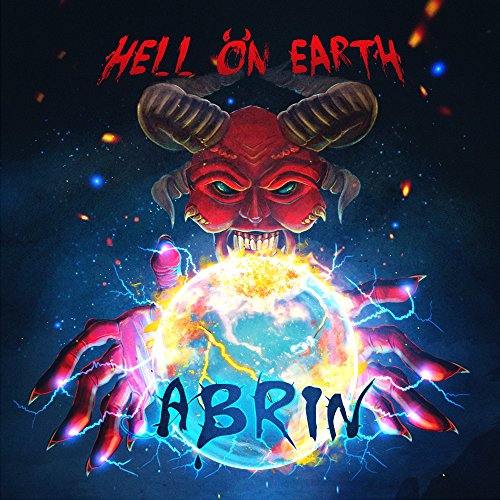 CD cover featuring a demonic figure holding a glowing orb.