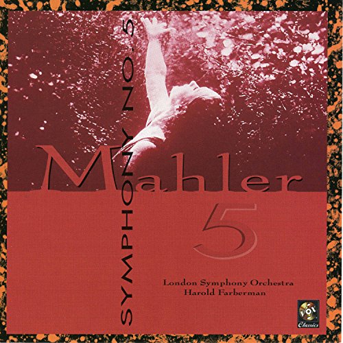 CD cover for Mahler’s Symphony No. 5, featuring a dancer in red.