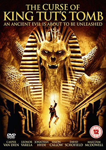 DVD cover for "The Curse of King Tut's Tomb" featuring a monstrous face.
