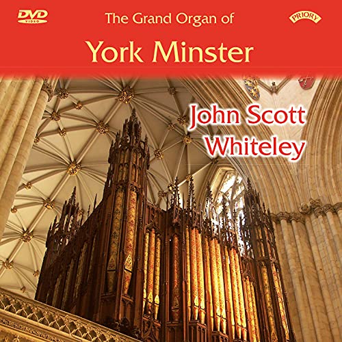 DVD cover featuring the interior and organ of York Minster.
