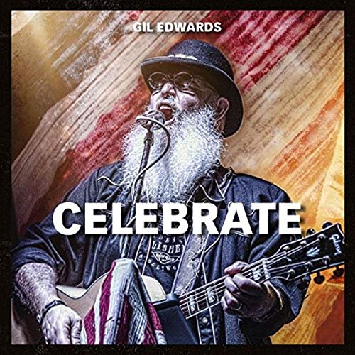 CD cover: portrait of bearded musician Gil Edwards with guitar.
