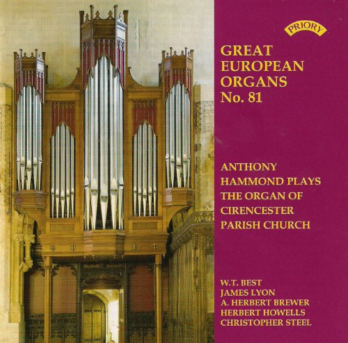 CD cover featuring a large pipe organ in a church setting.