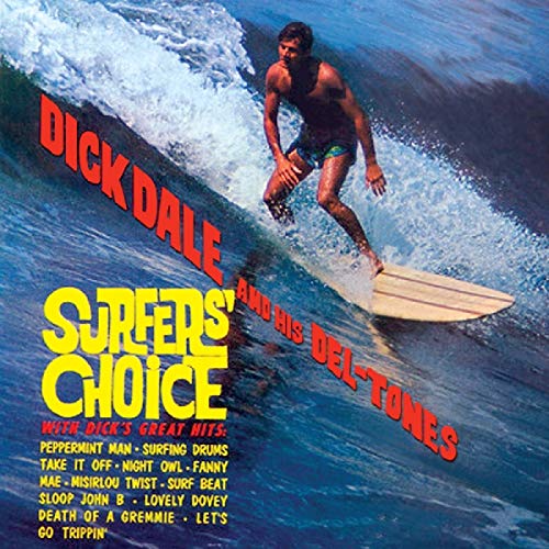 CD cover: Surfer riding a wave with "Dick Dale - Surfers' Choice" text.