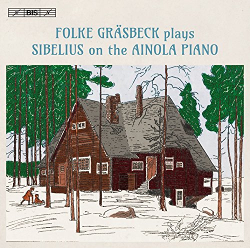 CD cover: Illustration of a large log cabin in a snowy forest.