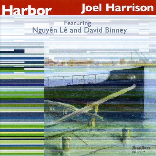 CD cover for Joel Harrison’s “Harbor” featuring a painted harbor scene.