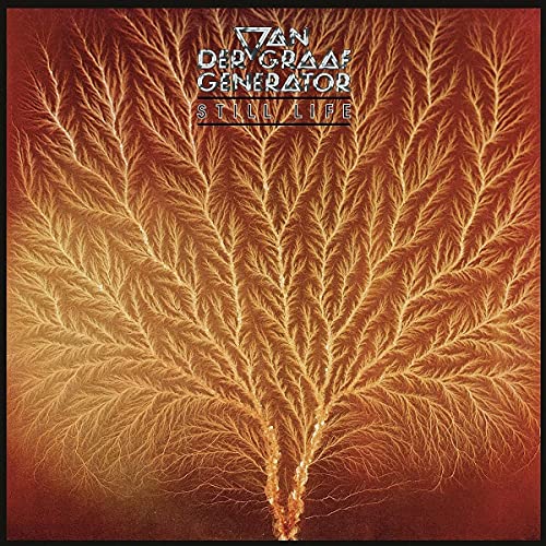 CD cover for Van Der Graaf Generator’s “Still Life” with branching, fiery design.