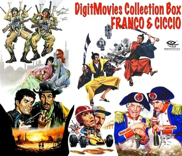 Digitmovies Collection Box featuring Franco & Ciccio movie poster collage.