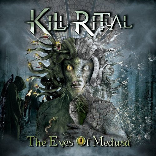 CD cover art: Medusa with snake hair and figures in a dark setting.