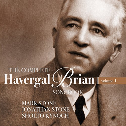 CD cover featuring a portrait of composer Havergal Brian and text details.