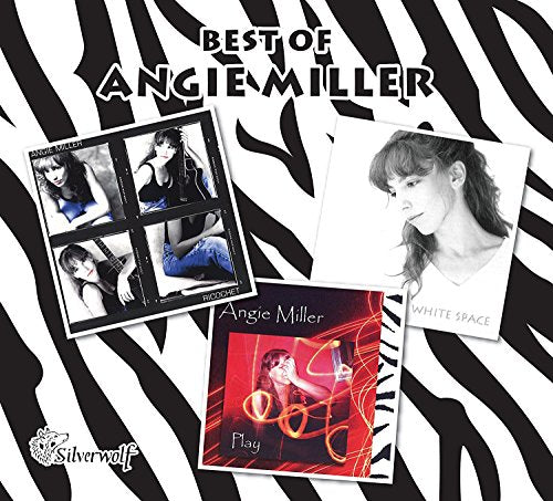 CD cover for āBest Of Angie Millerā with album art collage.