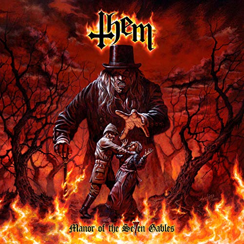 Album cover for Themās āManor Of The Se7en Gablesā featuring a dark, illustrated scene.