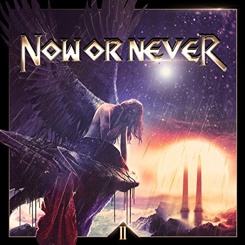CD cover art featuring a winged figure against a dramatic sunset landscape.
