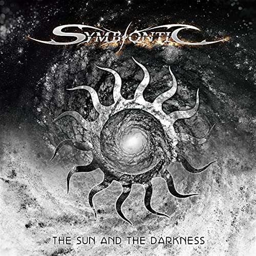 CD cover for Symbiontic’s “The Sun And The Darkness” with a sun image.