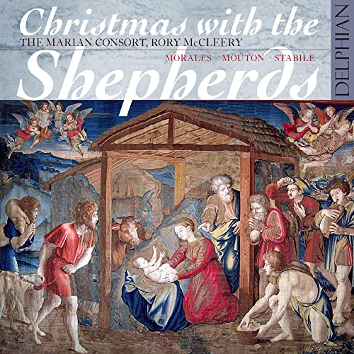 CD cover: “Christmas with the Shepherds” featuring Renaissance Nativity painting.