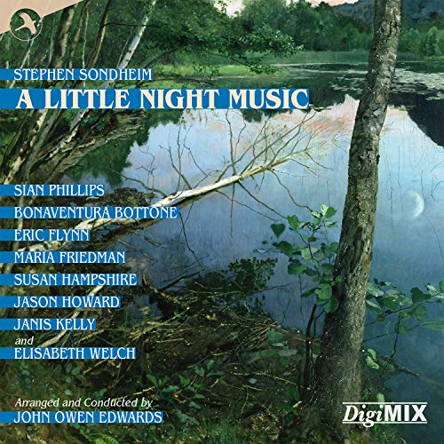 CD cover for “A Little Night Music” with a lakeside landscape.