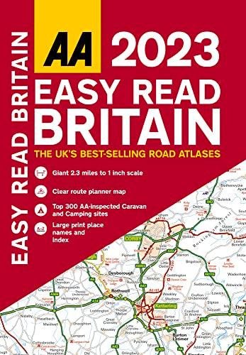 Easy Read Atlas Britain 2023 (UK Road Atlases)