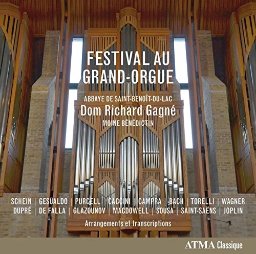 CD cover featuring a large pipe organ in a stone abbey interior.
