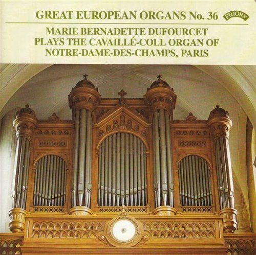 CD cover featuring a detailed, ornate pipe organ in a church.