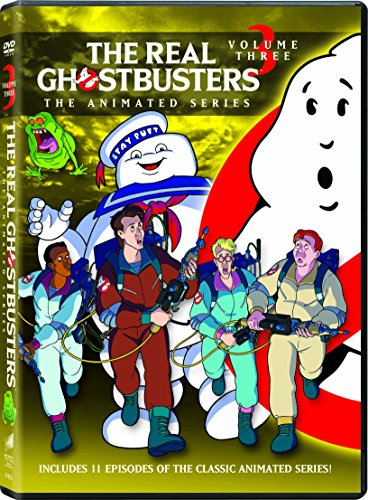 DVD cover for "The Real Ghostbusters" animated series, Volume Three.