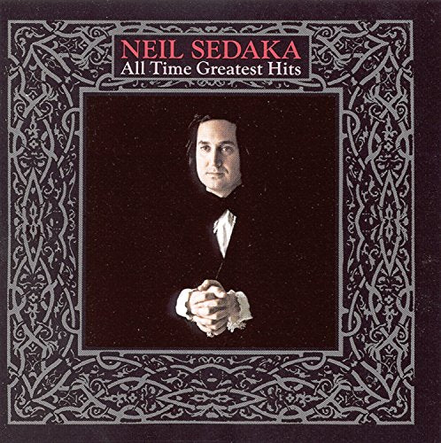 CD cover of Neil Sedaka All Time Greatest Hits featuring a portrait in ornate frame.