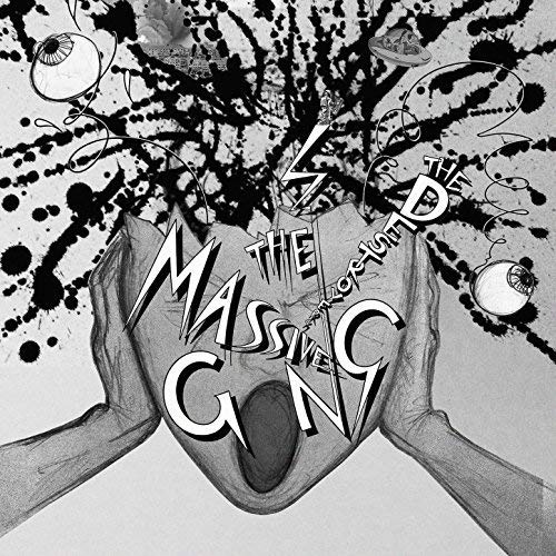 Black and white album cover with hands holding a heart-shaped gong.