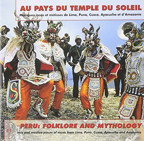CD cover featuring Peruvian dancers in colorful traditional costumes.