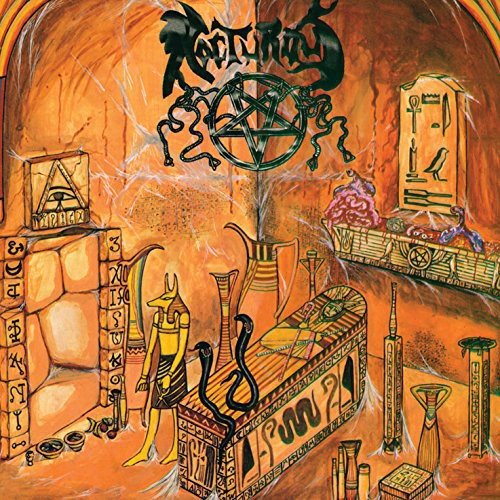 CD cover with ornate, orange-toned Egyptian and occult imagery.